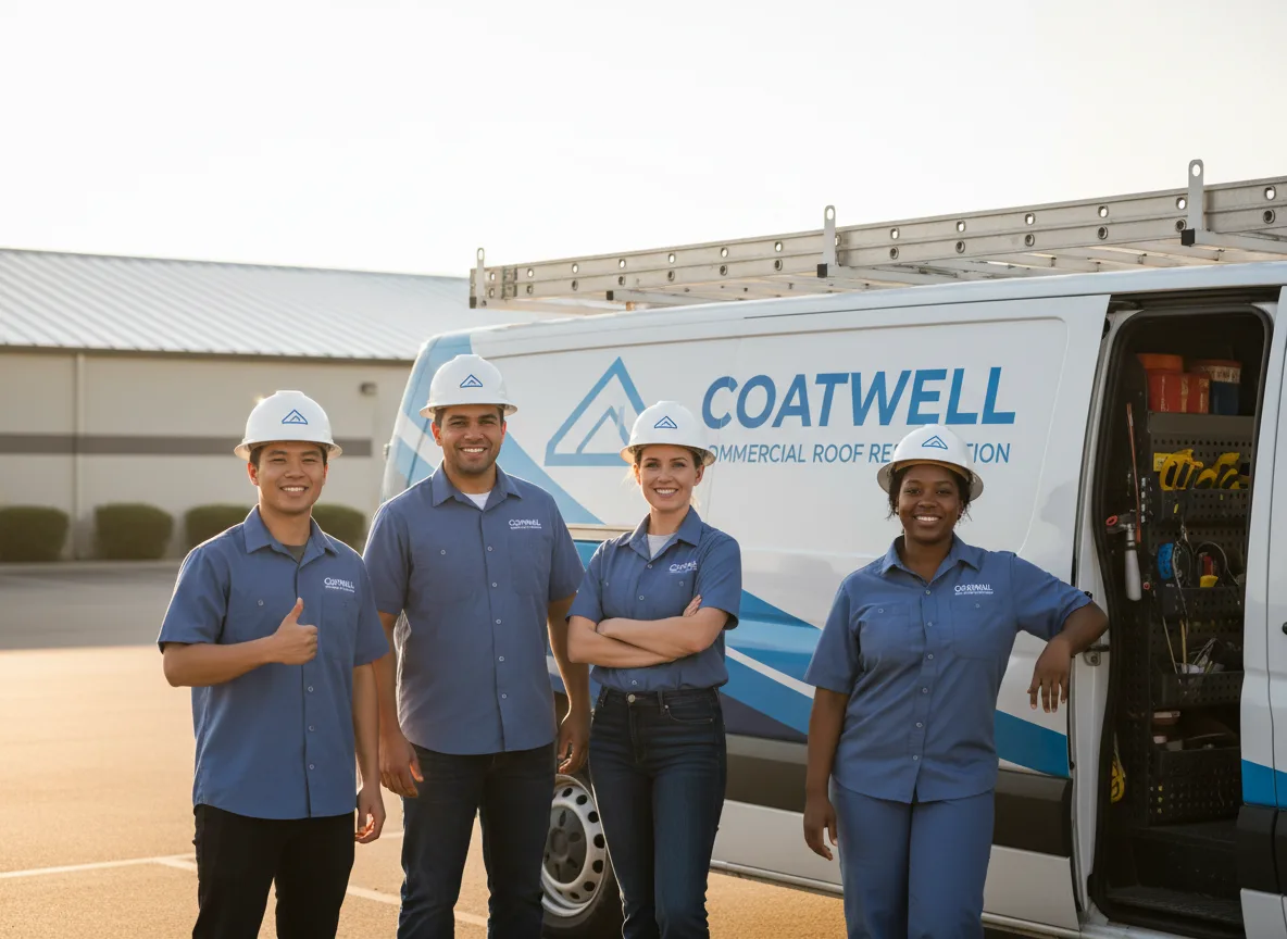 Commercial roof coating company in Circle Pines, MN